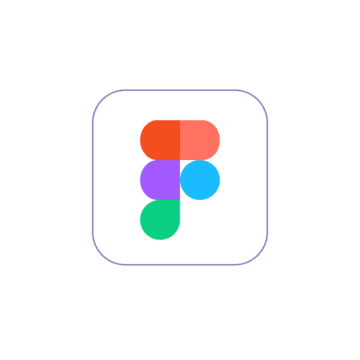 UI design graphics created with Figma collaborative platform