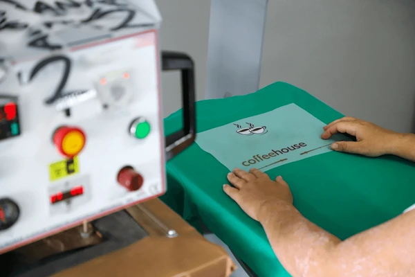 DTF printing machine with pressing